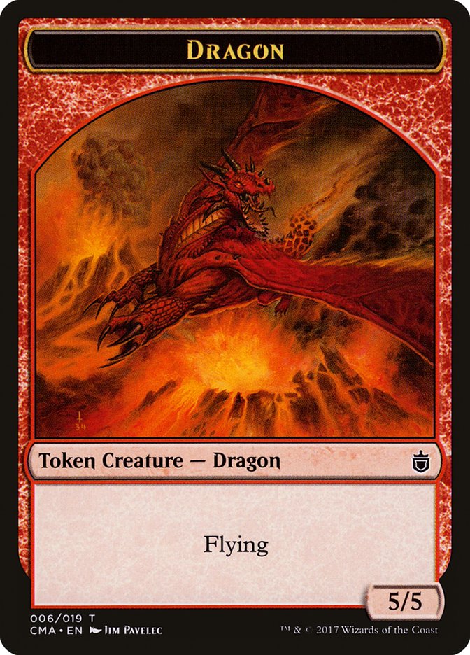 Dragon [Commander Anthology Tokens] | Play N Trade Winnipeg