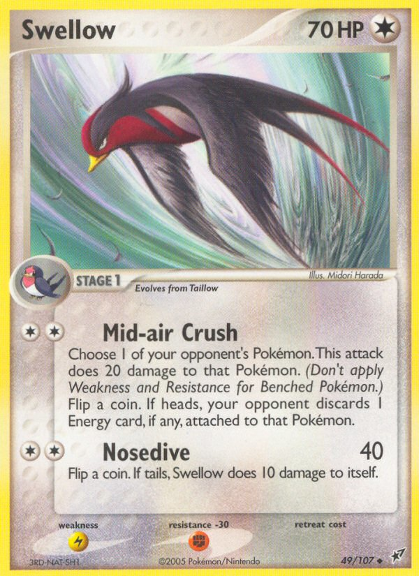 Swellow (49/107) [EX: Deoxys] | Play N Trade Winnipeg