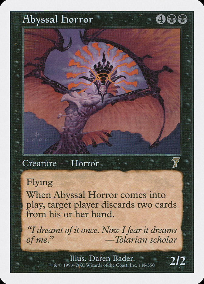 Abyssal Horror [Seventh Edition] | Play N Trade Winnipeg
