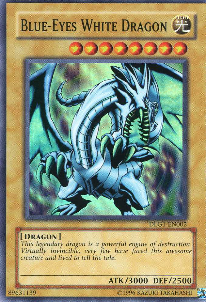 Blue-Eyes White Dragon [DLG1-EN002] Super Rare | Play N Trade Winnipeg