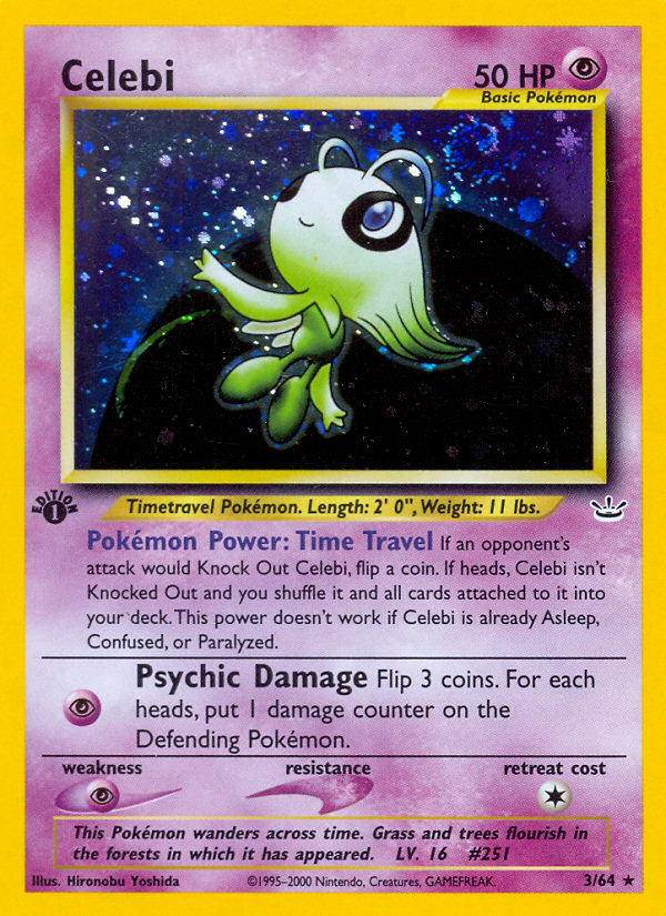 Celebi (3/64) [Neo Revelation 1st Edition] | Play N Trade Winnipeg