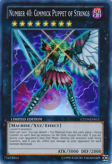 Number 40: Gimmick Puppet of Strings [CT10-EN011] Super Rare | Play N Trade Winnipeg