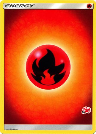 Fire Energy (Charizard Stamp #20) [Battle Academy 2020] | Play N Trade Winnipeg