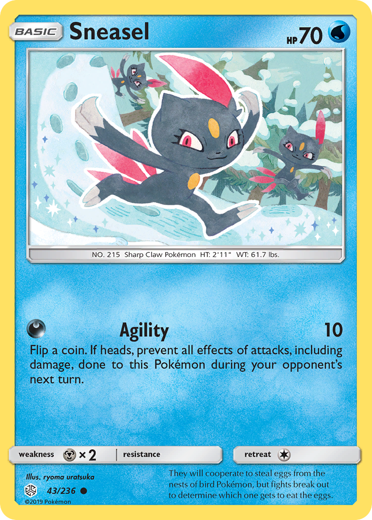 Sneasel (43/236) [Sun & Moon: Cosmic Eclipse] | Play N Trade Winnipeg