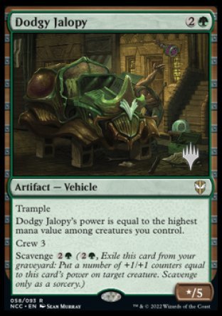 Dodgy Jalopy (Promo Pack) [Streets of New Capenna Commander Promos] | Play N Trade Winnipeg