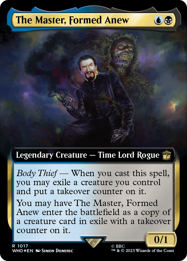 The Master, Formed Anew (Extended Art) (Surge Foil) [Doctor Who] | Play N Trade Winnipeg