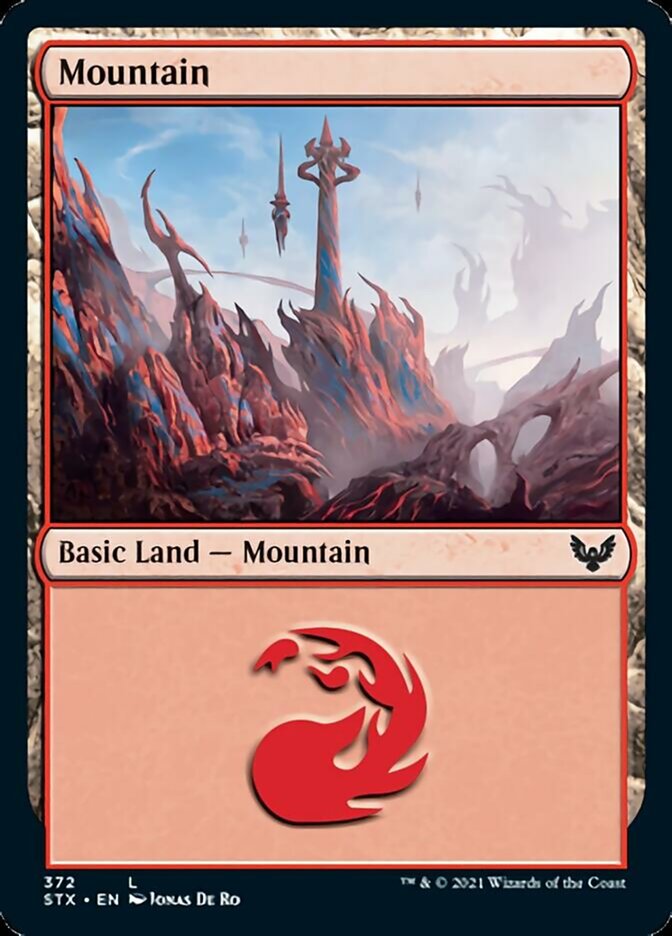 Mountain (372) [Strixhaven: School of Mages] | Play N Trade Winnipeg