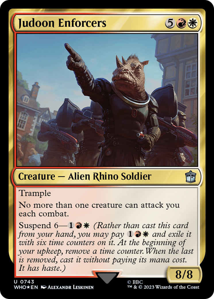 Judoon Enforcers (Surge Foil) [Doctor Who] | Play N Trade Winnipeg