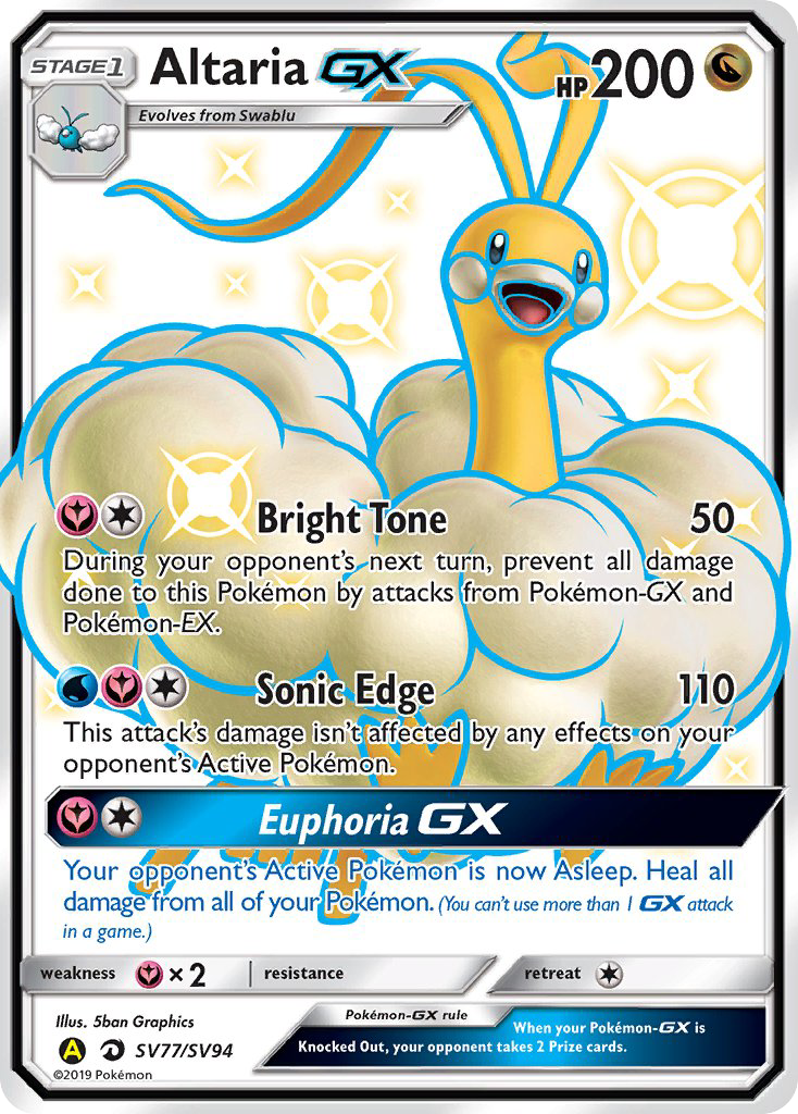 Altaria GX (SV77/SV94) [Sun & Moon: Hidden Fates - Shiny Vault] | Play N Trade Winnipeg