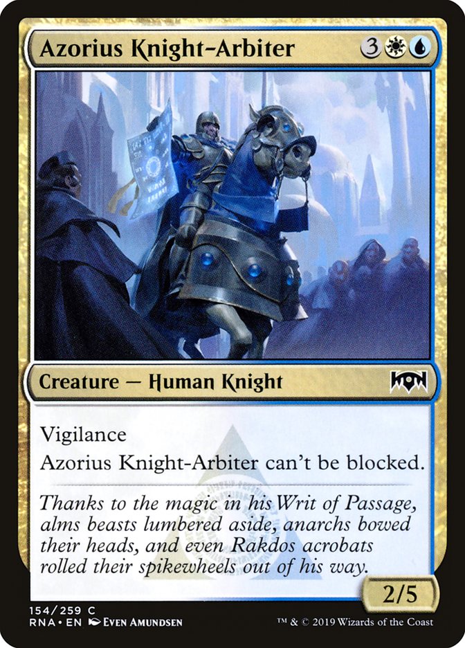 Azorius Knight-Arbiter [Ravnica Allegiance] | Play N Trade Winnipeg