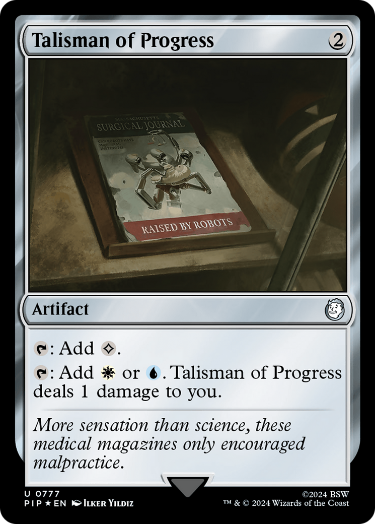 Talisman of Progress (Surge Foil) [Fallout] | Play N Trade Winnipeg