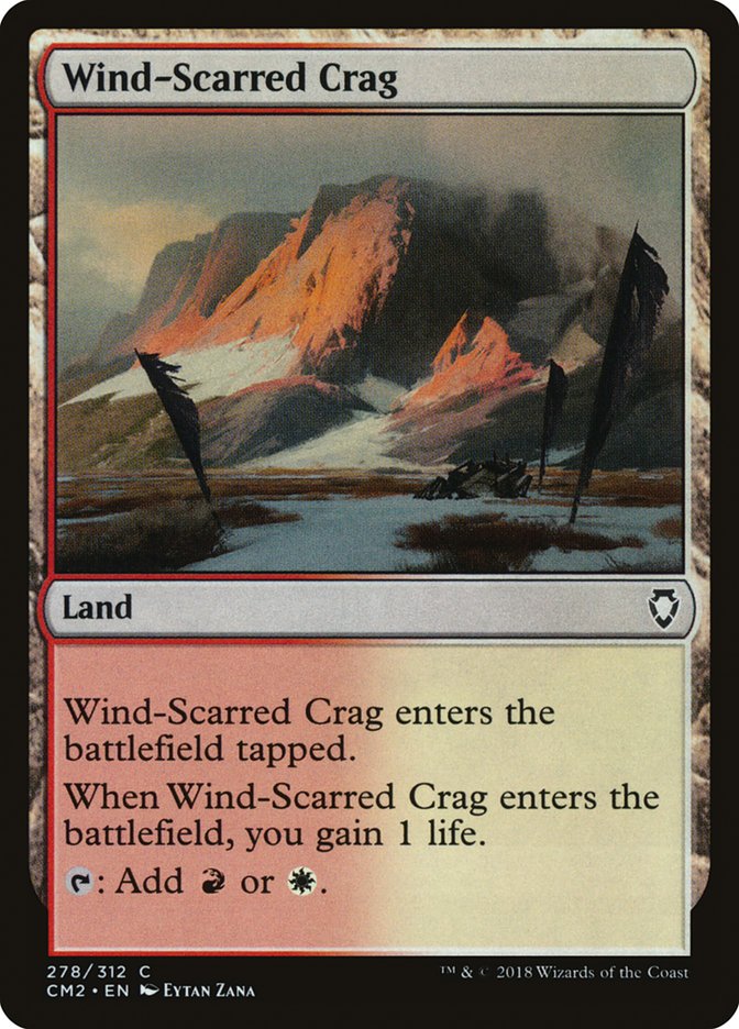 Wind-Scarred Crag [Commander Anthology Volume II] | Play N Trade Winnipeg