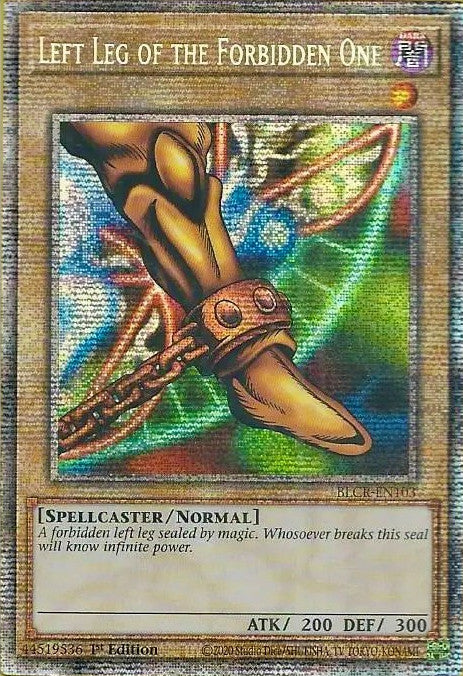 Left Leg of the Forbidden One [BLCR-EN103] Starlight Rare | Play N Trade Winnipeg