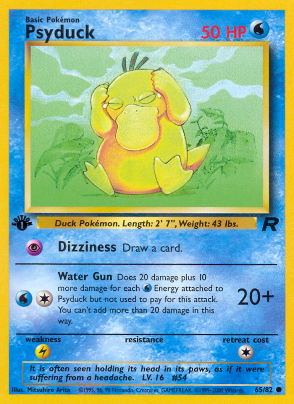 Psyduck (65/82) [Team Rocket 1st Edition] | Play N Trade Winnipeg