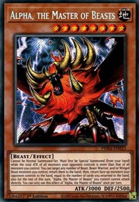 Alpha, the Master of Beasts [PHRA-EN023] Secret Rare | Play N Trade Winnipeg