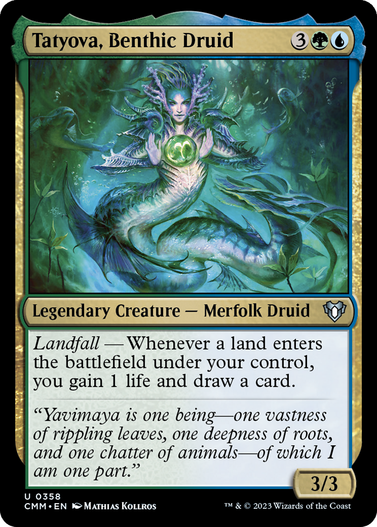 Tatyova, Benthic Druid [Commander Masters] | Play N Trade Winnipeg