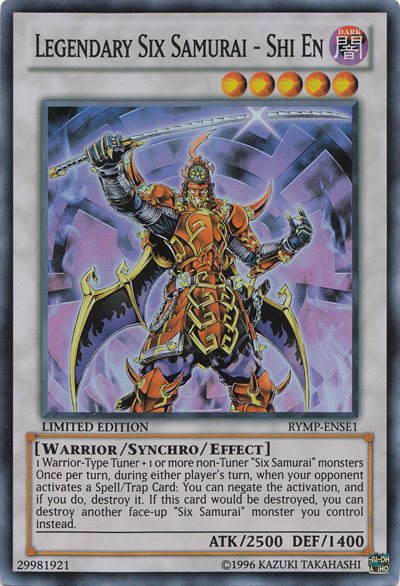 Legendary Six Samurai - Shi En [RYMP-ENSE1] Super Rare | Play N Trade Winnipeg