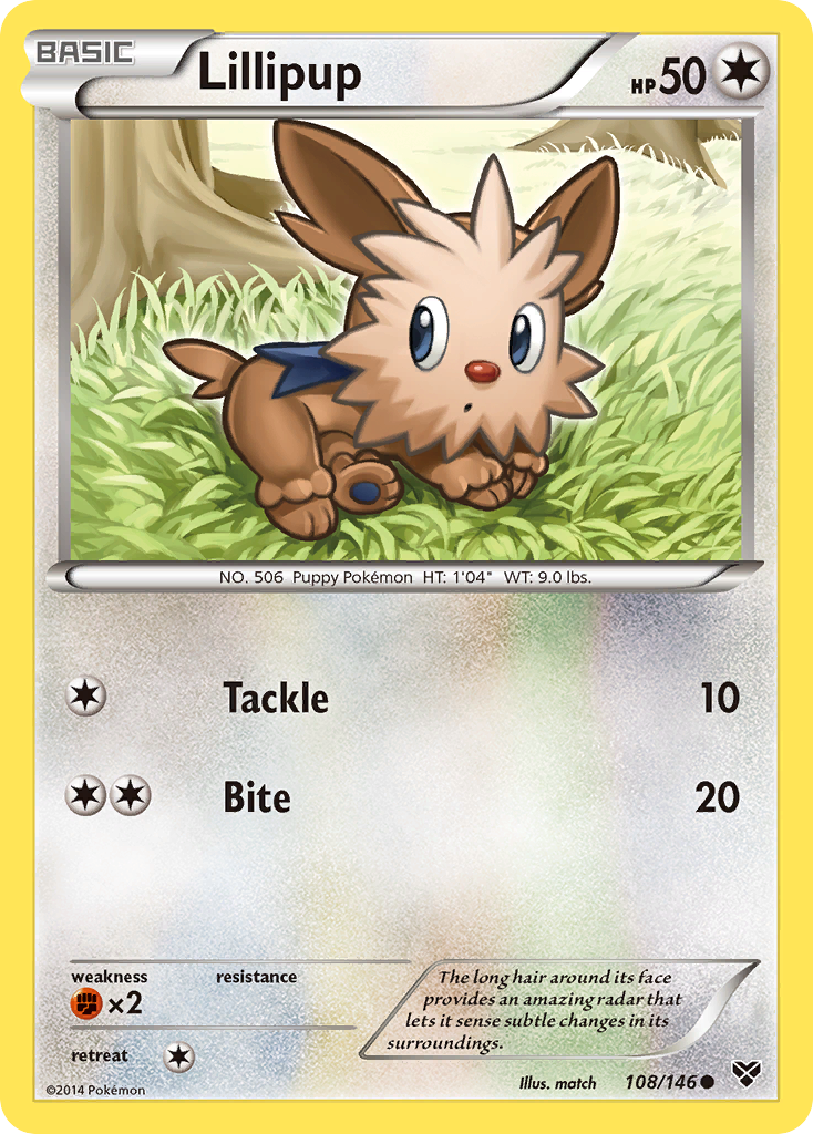 Lillipup (108/146) [XY: Base Set] | Play N Trade Winnipeg