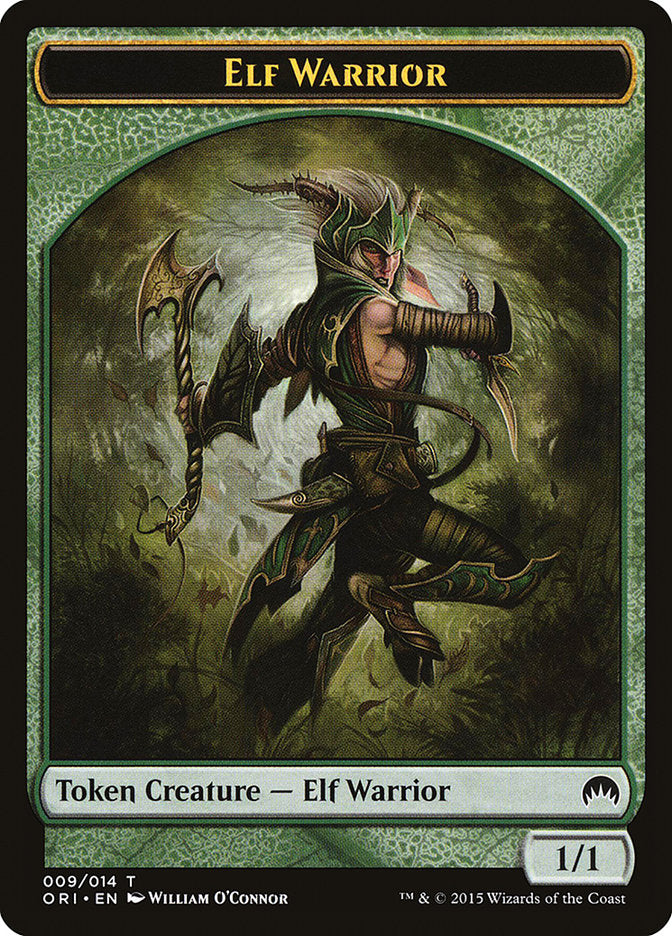 Elf Warrior [Magic Origins Tokens] | Play N Trade Winnipeg