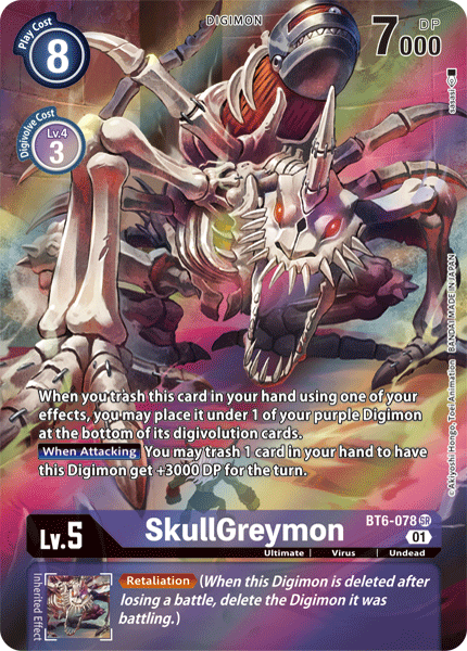 SkullGreymon [BT6-078] (Alternate Art) [Double Diamond] | Play N Trade Winnipeg