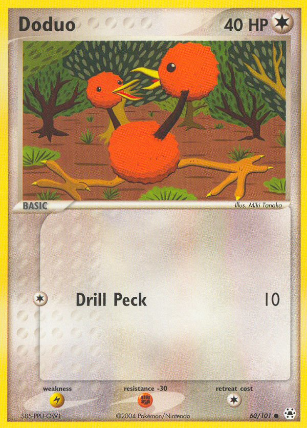 Doduo (60/101) [EX: Hidden Legends] | Play N Trade Winnipeg