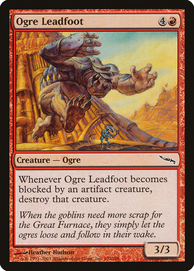 Ogre Leadfoot [Mirrodin] | Play N Trade Winnipeg