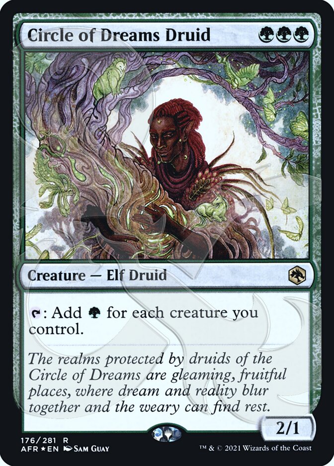 Circle of Dreams Druid (Ampersand Promo) [Dungeons & Dragons: Adventures in the Forgotten Realms Promos] | Play N Trade Winnipeg