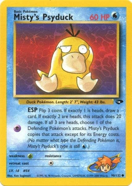 Misty's Psyduck (90/132) [Gym Challenge Unlimited] | Play N Trade Winnipeg