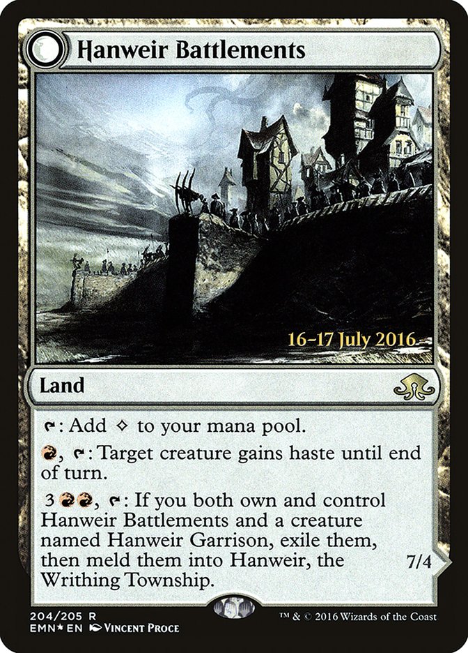 Hanweir Battlements  [Eldritch Moon Prerelease Promos] | Play N Trade Winnipeg