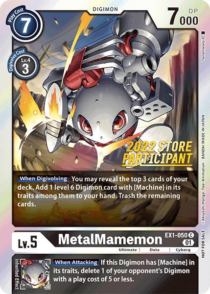 MetalMamemon [EX1-050] (2022 Store Participant) [Classic Collection Promos] | Play N Trade Winnipeg