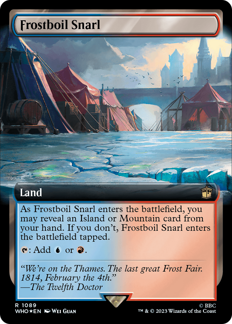 Frostboil Snarl (Extended Art) (Surge Foil) [Doctor Who] | Play N Trade Winnipeg