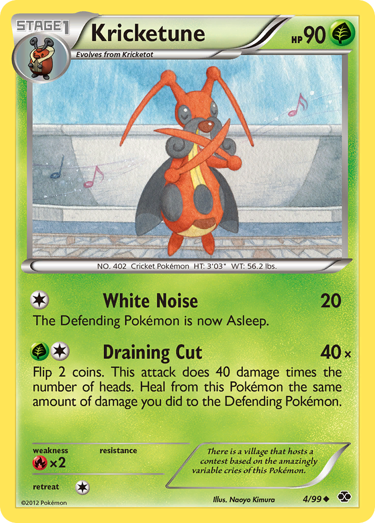 Kricketune (4/99) [Black & White: Next Destinies] | Play N Trade Winnipeg