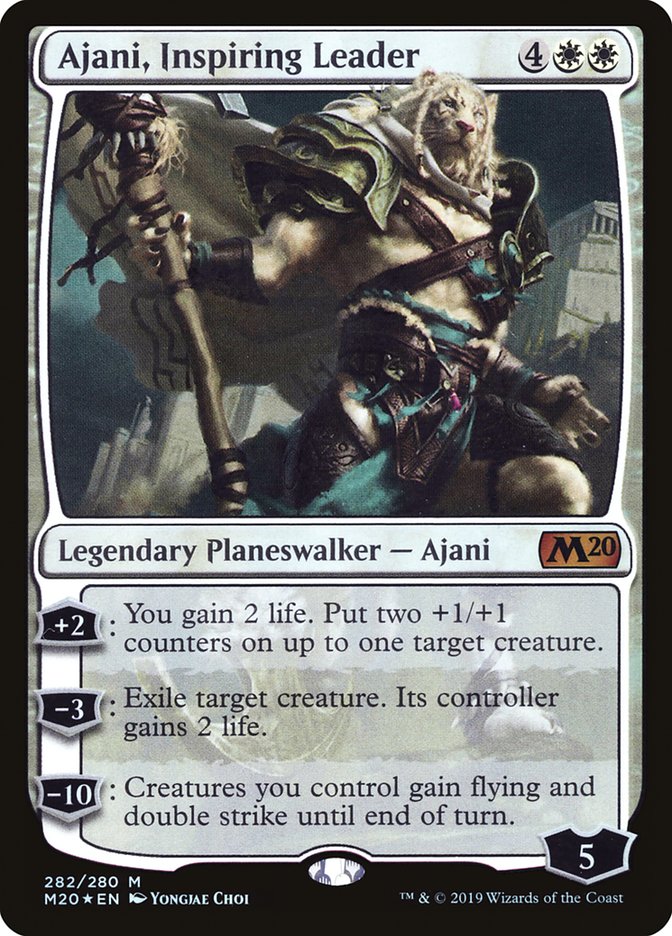 Ajani, Inspiring Leader [Core Set 2020] | Play N Trade Winnipeg