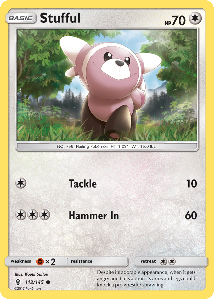 Stufful (112/145) [Sun & Moon: Guardians Rising] | Play N Trade Winnipeg