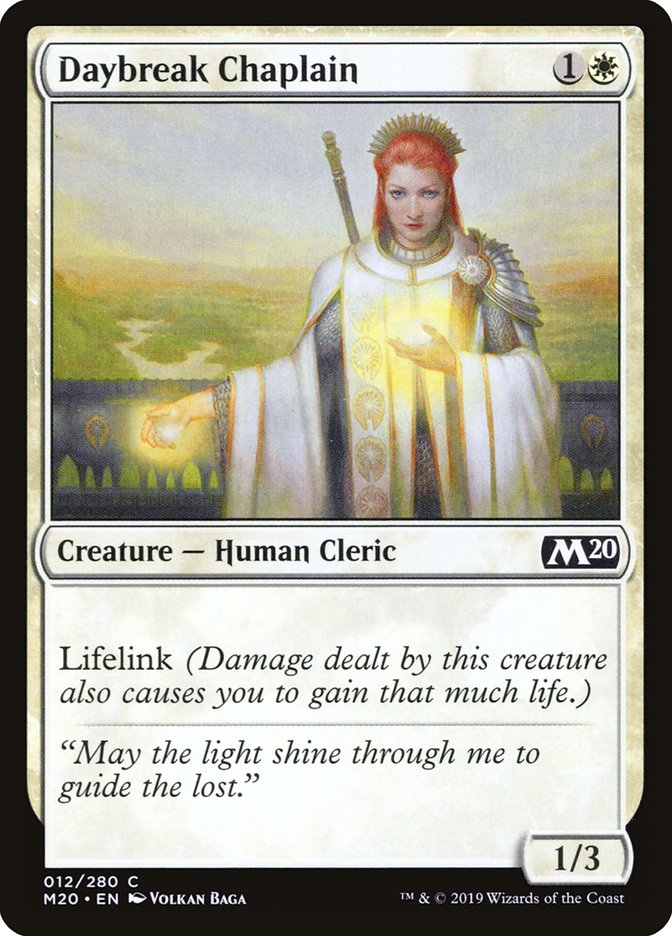 Daybreak Chaplain [Core Set 2020] | Play N Trade Winnipeg