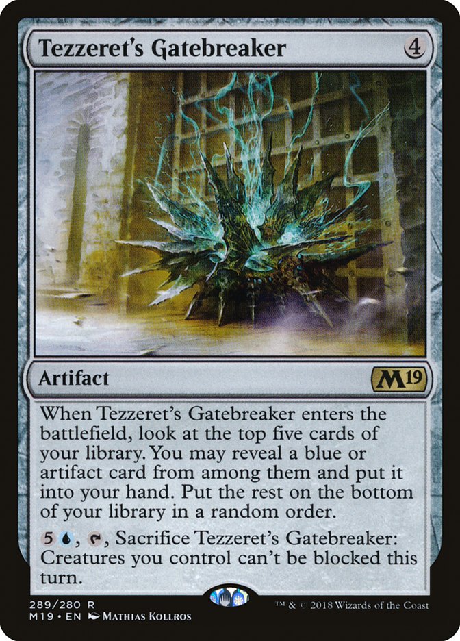 Tezzeret's Gatebreaker [Core Set 2019] | Play N Trade Winnipeg