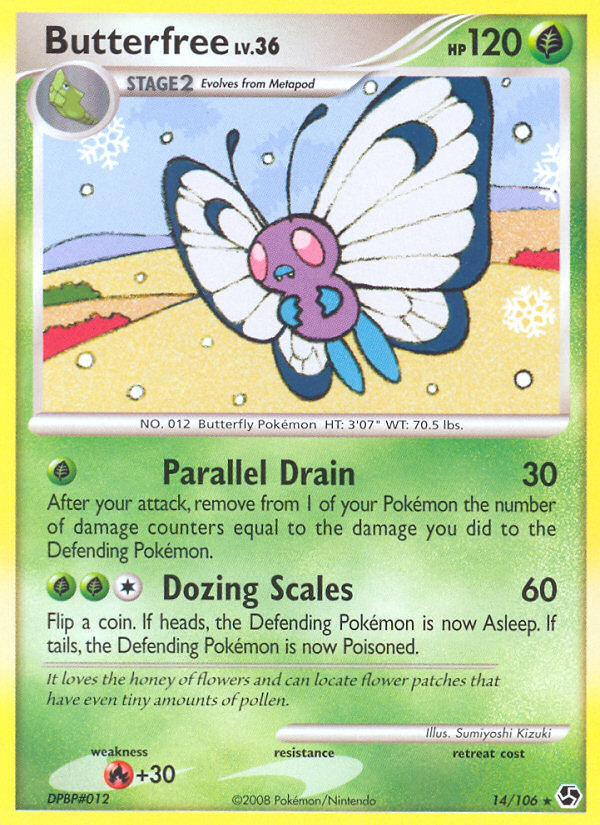 Butterfree (14/106) [Diamond & Pearl: Great Encounters] | Play N Trade Winnipeg