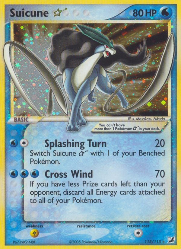 Suicune Star (115/115) [EX: Unseen Forces] | Play N Trade Winnipeg
