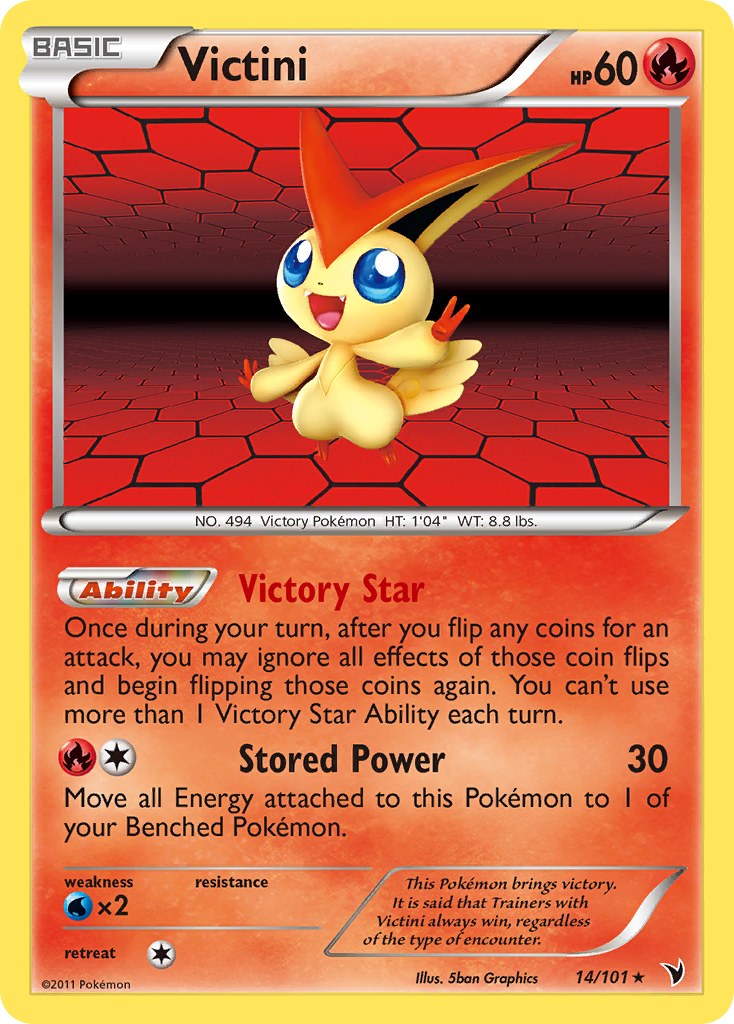 Victini (14/101) [Black & White: Noble Victories] | Play N Trade Winnipeg