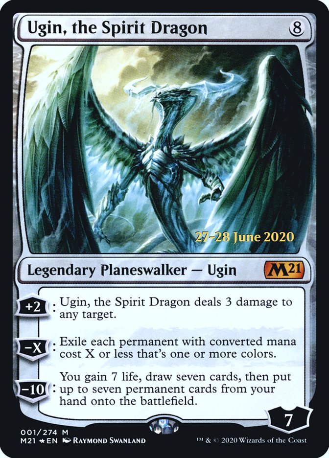 Ugin, the Spirit Dragon  [Core Set 2021 Prerelease Promos] | Play N Trade Winnipeg