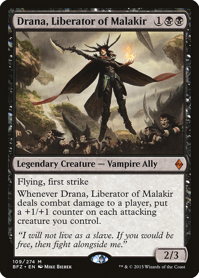 Drana, Liberator of Malakir [Battle for Zendikar] | Play N Trade Winnipeg