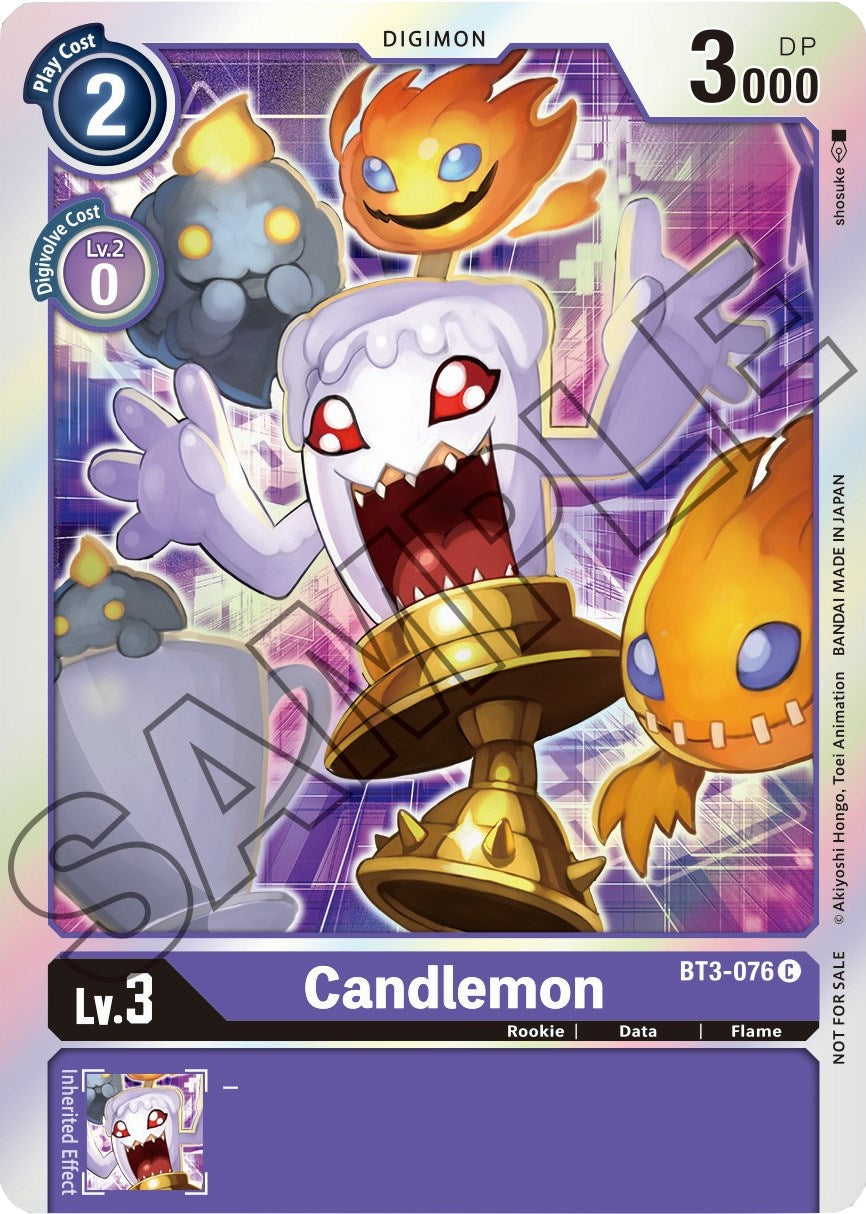 Candlemon [BT3-076] (Event Pack 1) [Release Special Booster Promos] | Play N Trade Winnipeg