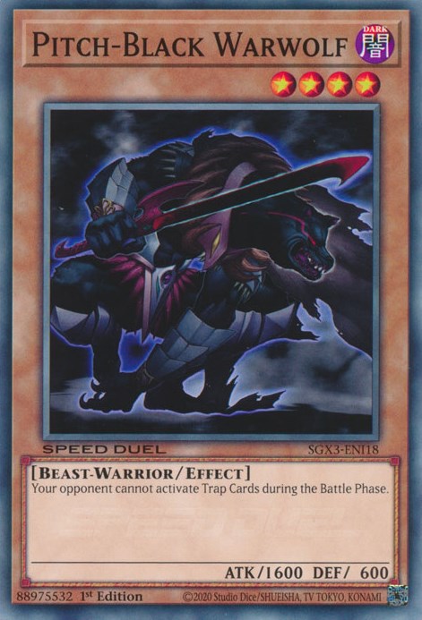 Pitch-Black Warwolf [SGX3-ENI18] Common | Play N Trade Winnipeg