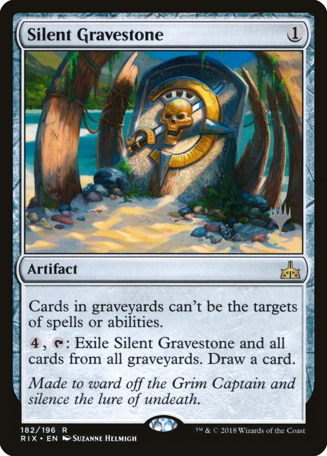 Silent Gravestone (Promo Pack) [Rivals of Ixalan Promos] | Play N Trade Winnipeg