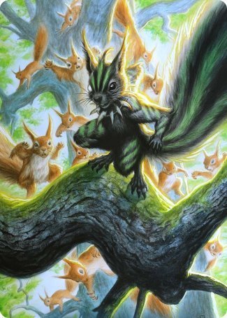 Chatterfang, Squirrel General Art Card (67) [Modern Horizons 2 Art Series] | Play N Trade Winnipeg