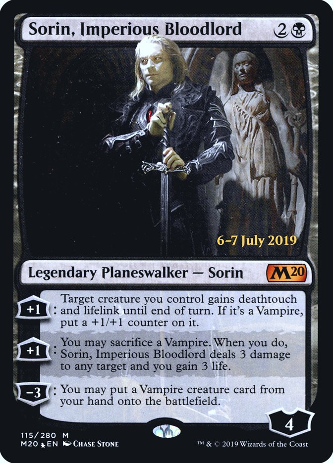 Sorin, Imperious Bloodlord  [Core Set 2020 Prerelease Promos] | Play N Trade Winnipeg