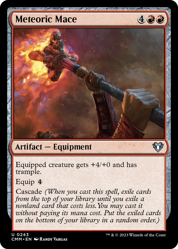 Meteoric Mace [Commander Masters] | Play N Trade Winnipeg