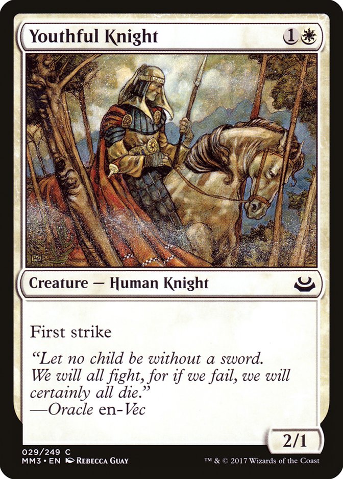 Youthful Knight [Modern Masters 2017] | Play N Trade Winnipeg