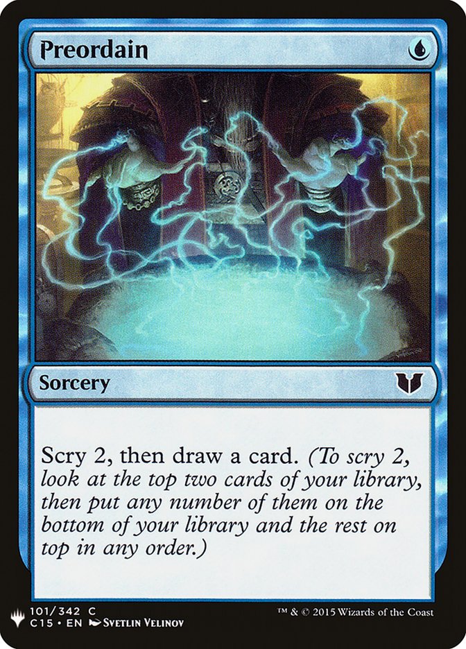 Preordain [Mystery Booster] | Play N Trade Winnipeg