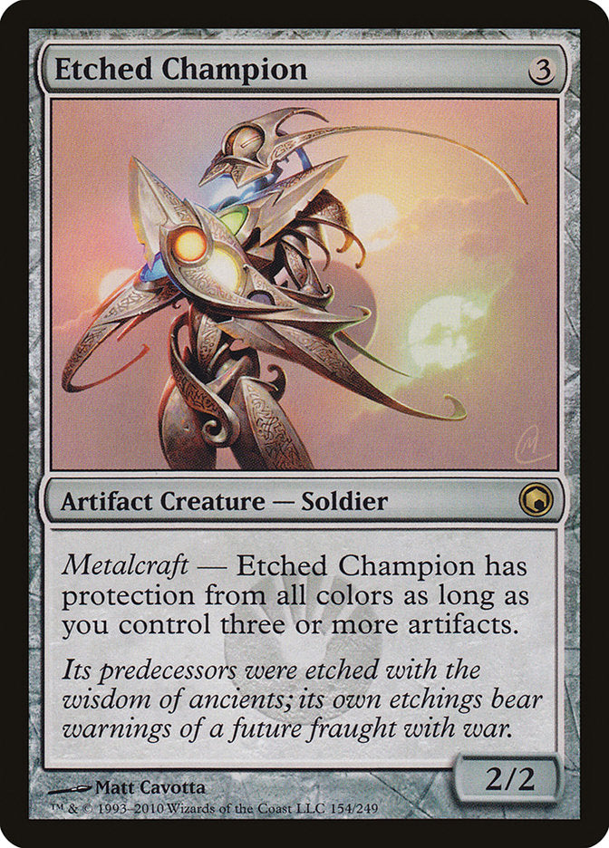 Etched Champion [Scars of Mirrodin] | Play N Trade Winnipeg